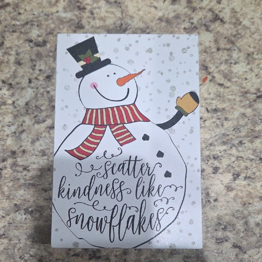 Festive Snowman sign